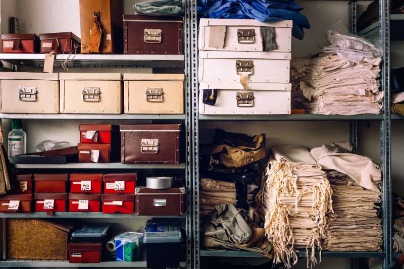 Garage opruimen - opbergrekken